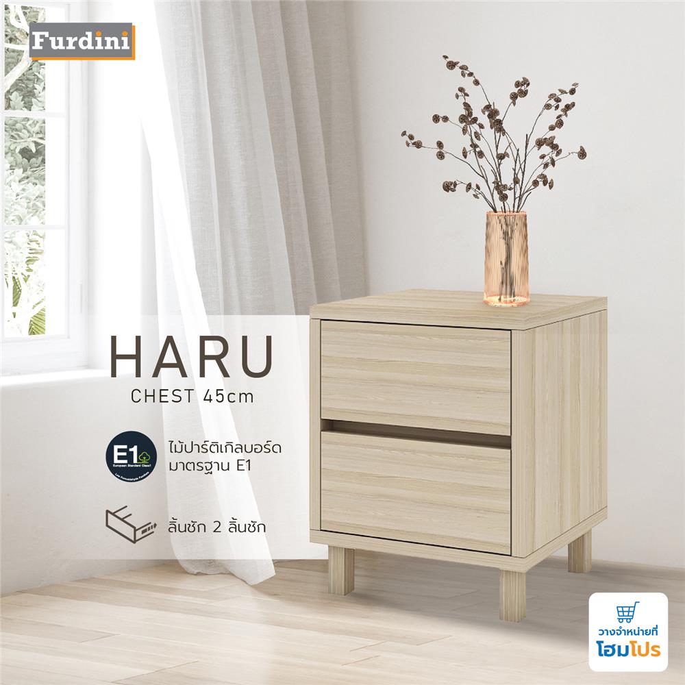 ตู้ลิ้นชัก 2 ลิ้นชัก FURDINI HARU สี PINE OAK