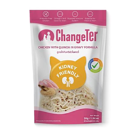 อาหารเปียกแมว CHANGETER CHICKEN QUINOA GRAVY 55 ก._0