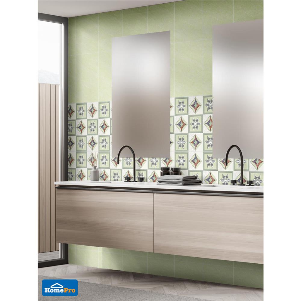 กระเบื้องผนัง 25x40 ซม. TARA พิโอนี่ มัลติคัลเลอร์