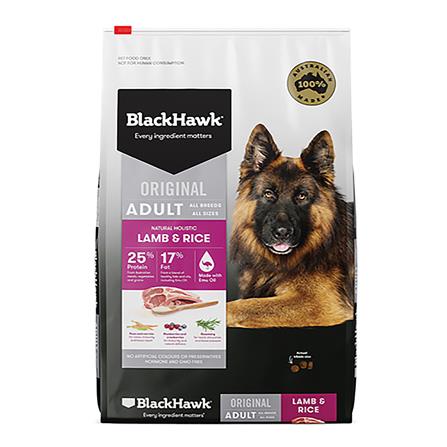 อาหารสุนัข BLACKHAWK ADULT LAMB & RICE  3 กก._0