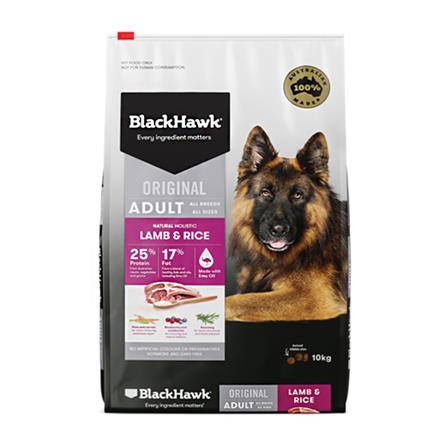 อาหารสุนัข BLACKHAWK ADULT LAMB & RICE 10 กก._0