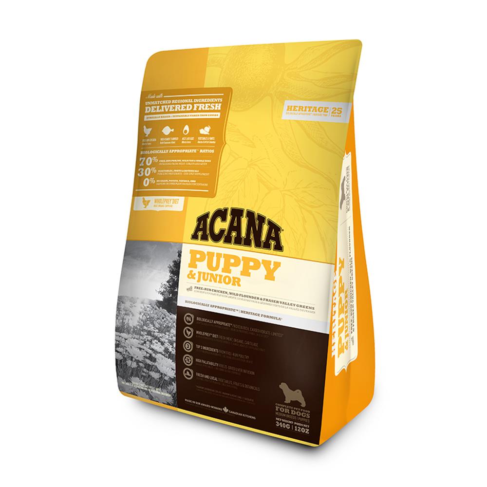 อาหารลูกสุนัข ACANA PUPPY & JUNIOR 340 กรัม