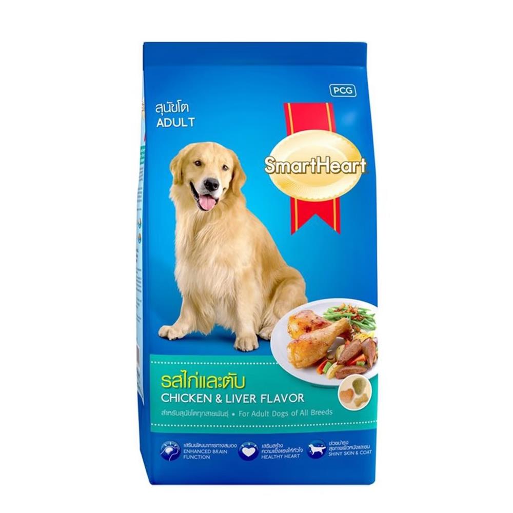 อาหารสุนัข SMART HEART ADULT CHICKEN & LIVER 1.5 กก