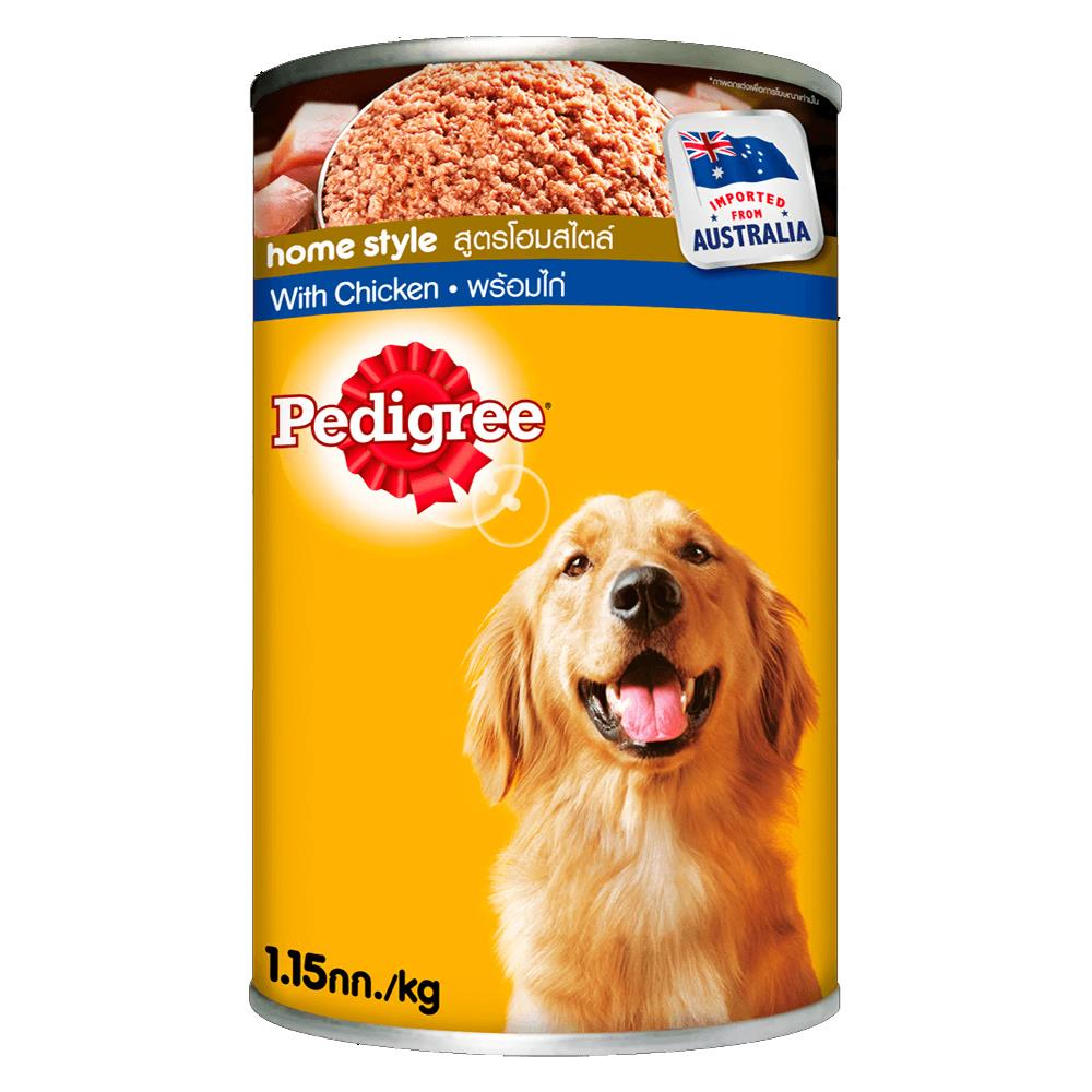 อาหารเปียกสุนัข PEDIGREE HOME STYLE WITH CHICKEN 1.15 กก