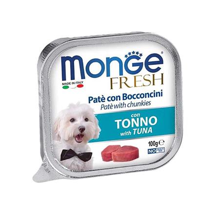อาหารเปียกสุนัข MONGE FRESH TUNA 100 ก.