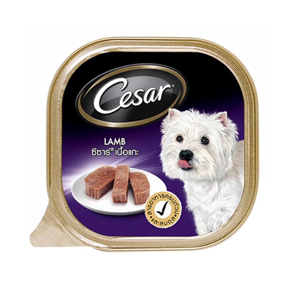 อาหารเปียกสุนัข CESAR DOG LAMB 100 ก.