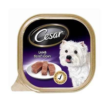 อาหารเปียกสุนัข CESAR DOG LAMB 100 ก.
