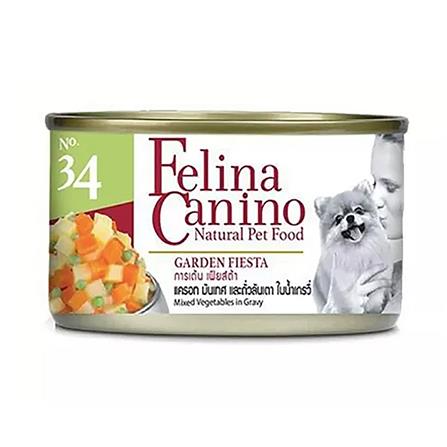 อาหารเปียกสุนัข FELINA CANINO DOG34 GARDEN FIESTA 85 ก._0