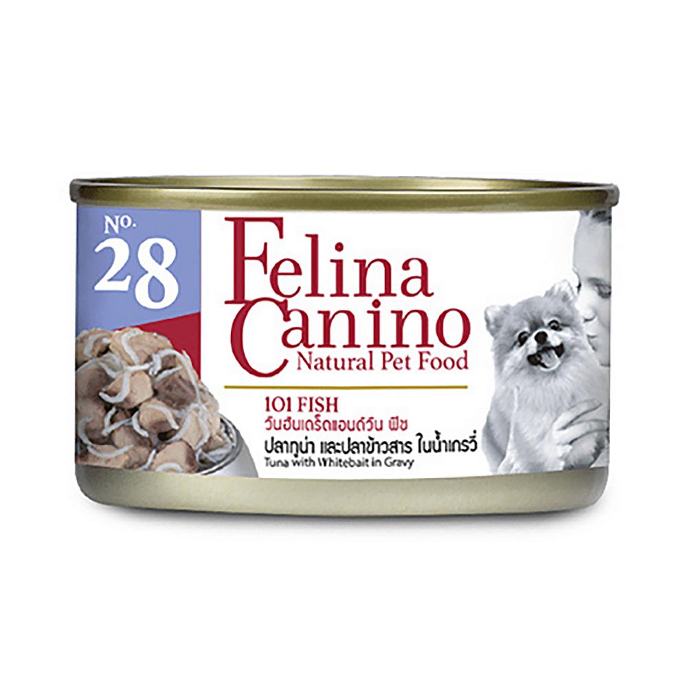 อาหารเปียกสุนัข FELINA CANINO DOG28 101 FISH 85 ก.