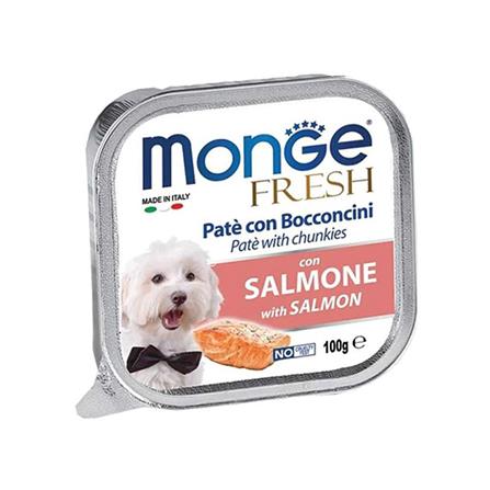 อาหารเปียกสุนัข MONGE FRESH SALMON 100 ก.