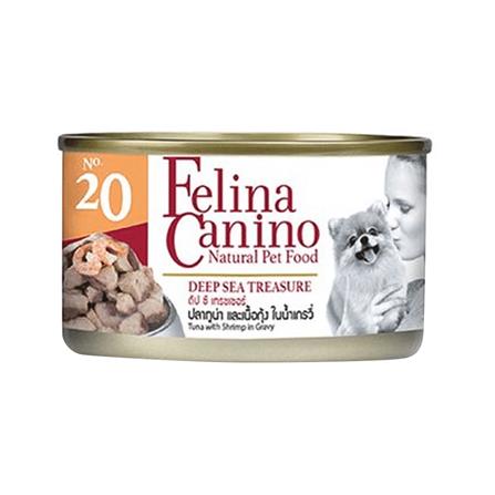 อาหารเปียกสุนัข FELINA CANINO DOG20 DEEP SEA TREASURE 85 ก._0