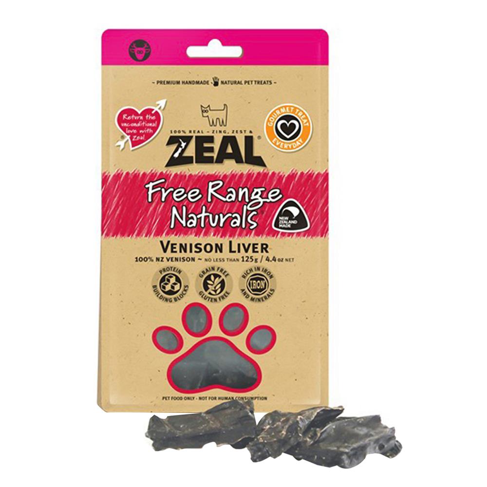 ขนมสุนัข ZEAL รสตับกวางนิวซีแลนด์ 125 ก.