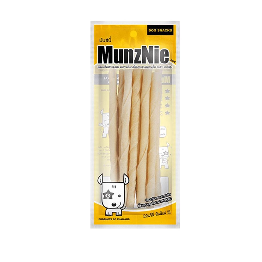 ขนมสุนัข MUNZNIE MINI CHEW STICK 5 นิ้ว 10 ชิ้น