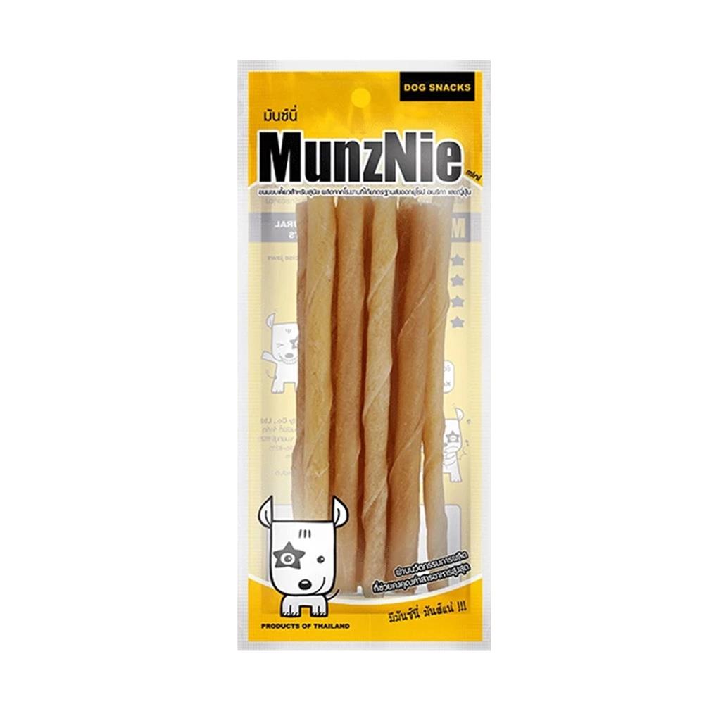 ขนมสุนัข MUNZNIE MINI CHEW STICK NATURAL 5 นิ้ว 10 ชิ้น