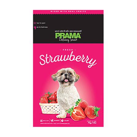 ขนมสุนัข PRAMA DELICACY STRAWBERRY 70 ก.