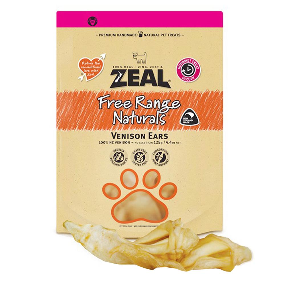 ขนมสุนัข ZEAL รสหูกวางนิวซีแลนด์ 125 ก.