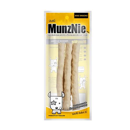 ขนมสุนัข MUNZNIE MINI CRUNCHY ROLL MILKY 5 นิ้ว 3 ชิ้น_0