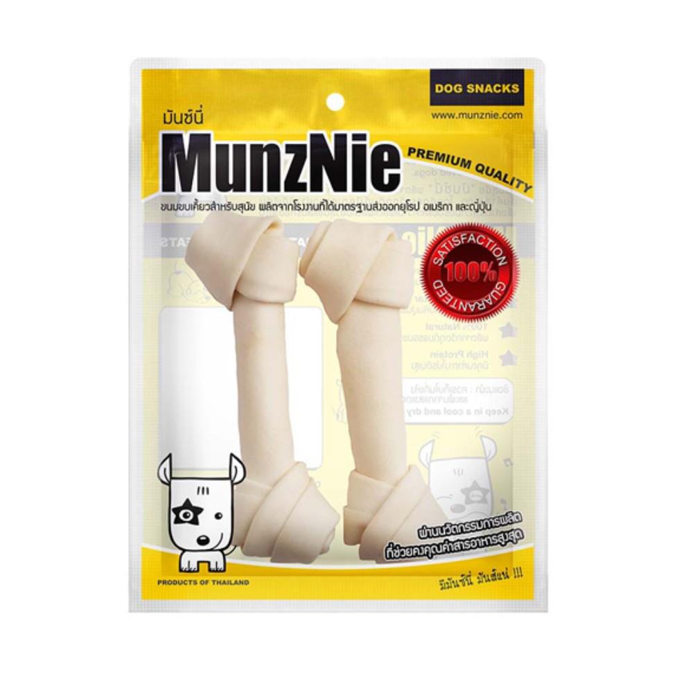 ขนมสุนัข MUNZNIE BONE รสนม 6 นิ้ว 2 ชิ้น