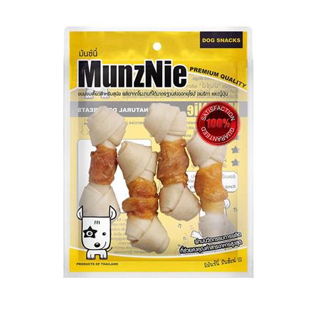 ขนมสุนัข MUNZNIE BONE WRAPPED CHICKEN 4 นิ้ว 4 ชิ้น_0