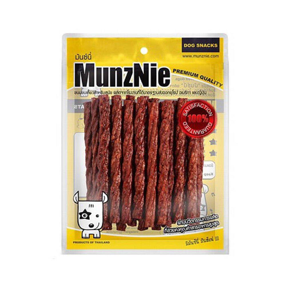 ขนมสุนัข MUNZNIE มันชี่แท่งเกลียว รสตับ