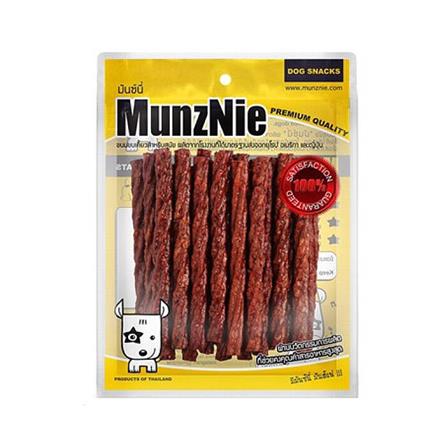 ขนมสุนัข MUNZNIE มันชี่แท่งเกลียว รสตับ