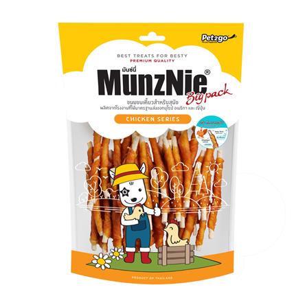 ขนมสุนัข MUNZNIE STICK รสนมพันอกไก่ 400 ก._0