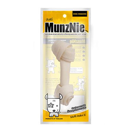 ขนมสุนัข MUNZNIE MINI กระดูกผูกขาว รสนม 4 นิ้ว 1 ชิ้น