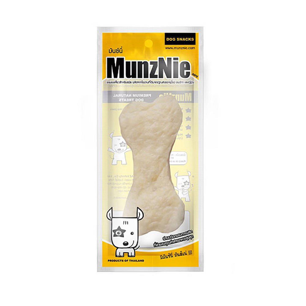 ขนมสุนัข MUNZNIE MINI CRUNCHY BONE รสนม 3.5 นิ้ว