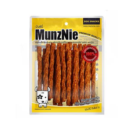 ขนมสุนัข MUNZNIE มันชี่ชนิดแท่งเกลียว รสไก่ 250 ก.