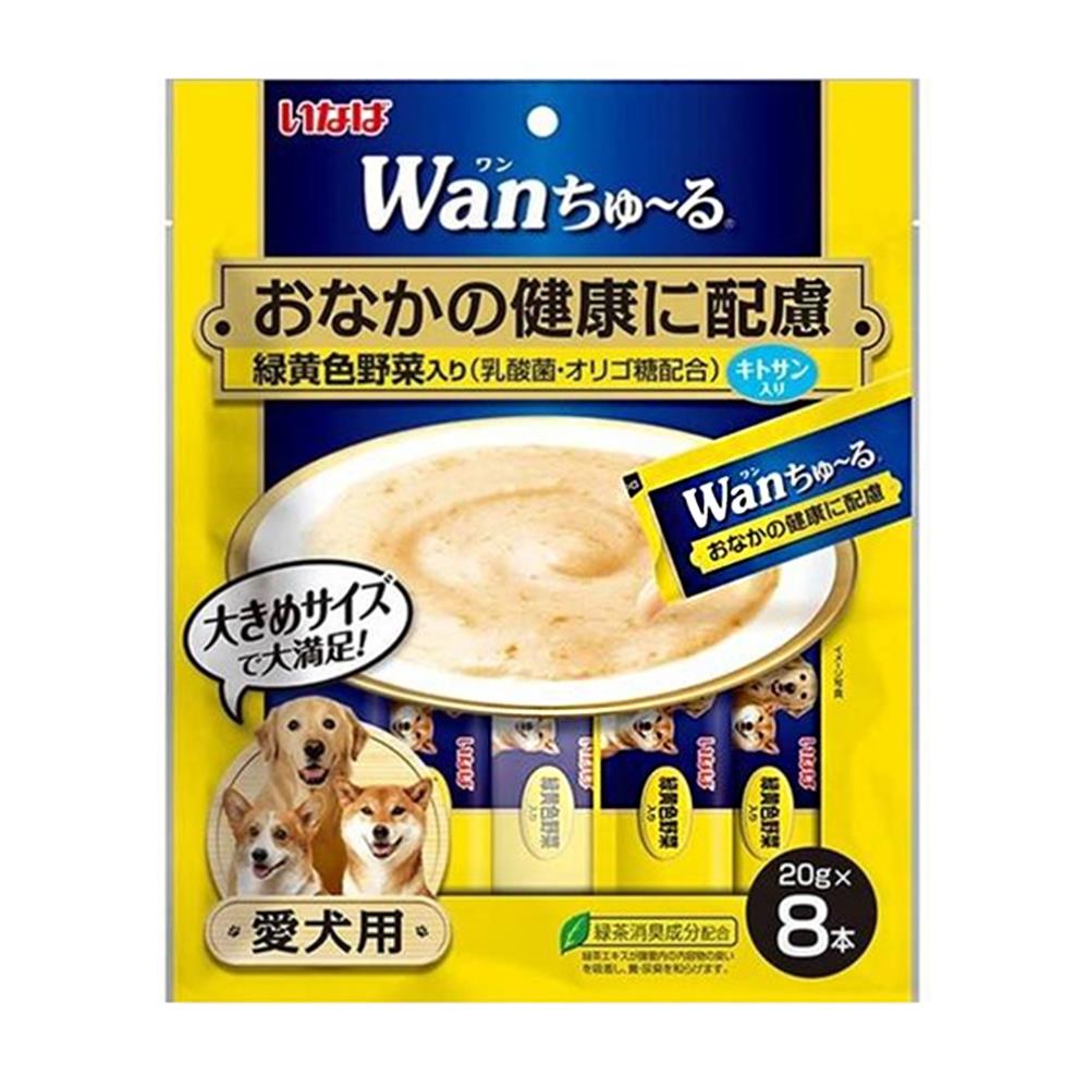 ขนมสุนัข INABA WAN CHURU CHICKEN & VEGETABLE แพ็ก 8 ชิ้น