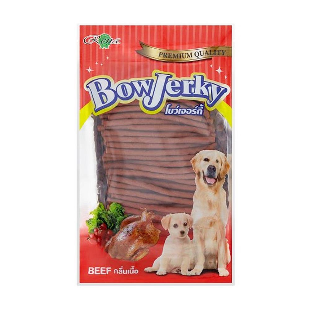 ขนมสุนัข RENA BOW JERKY BEEF PLUS GLUCOSAMINE 250 ก.