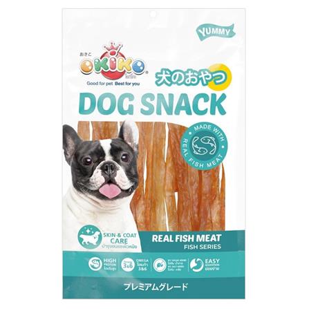 ขนมสุนัข OKIKO ปลาเนื้อขาวสไลซ์ 175 ก.