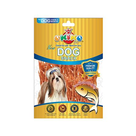ขนมสุนัข OKIKO ปลาแซลมอนสไลซ์ 175 ก._0