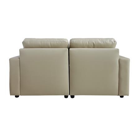 โซฟาเข้ามุม FURDINI ZOLA หนังแท้ผิวสัมผัส สีครีม_2