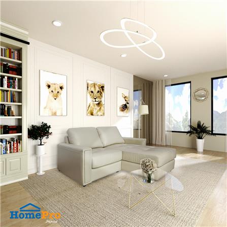 โซฟาเข้ามุม FURDINI ZOLA หนังแท้ผิวสัมผัส สีครีม_3