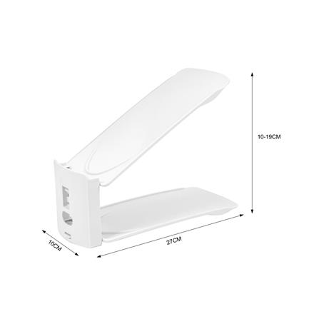 ถาดซ้อนรองเท้า STACKO MILD 27x10x19 ซม. สีขาว_7