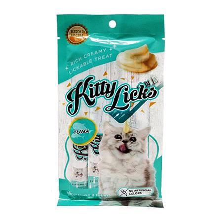 ขนมแมวเลีย KITTY LICKS TUNA แพ็ก 4 ชิ้น