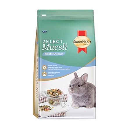 อาหารกระต่าย SMARTHEART GOLD RABBIT JUNIOR ZELECT MUESLI 500 ก._0