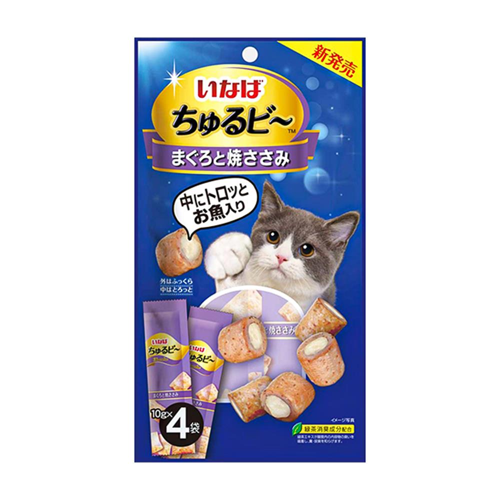 ขนมแมวเลีย CIAO CHURUBI MAGURO แพ็ก 4 ชิ้น