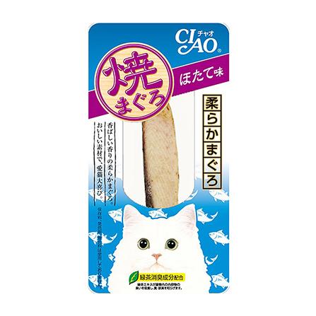 ขนมแมว CIAO YAKI ปลาทูน่าย่าง รสหอยเชลล์ 15 ก._0