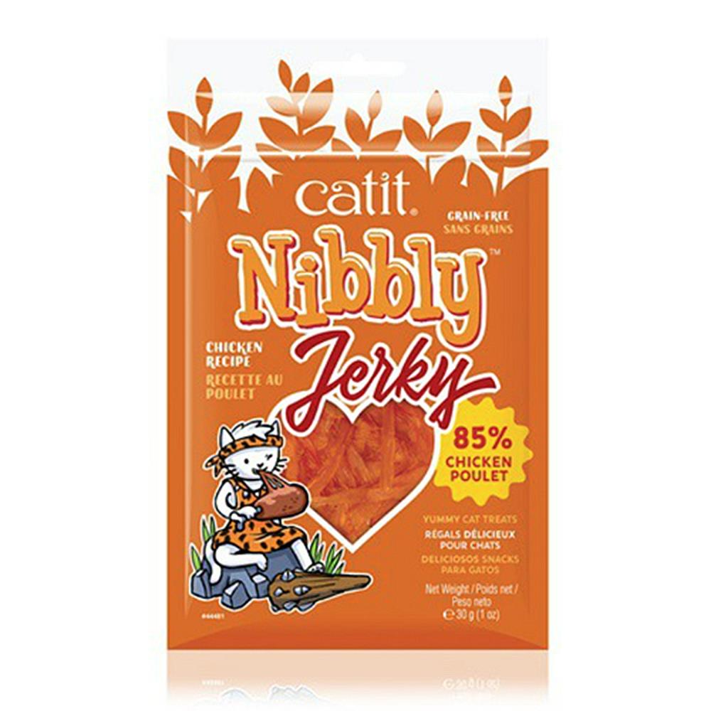 ขนมแมว CATIT NIBBLY JERKY รสไก่ 30 ก.