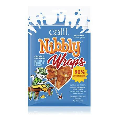 ขนมแมว CATIT NIBBLY WRAPFISH รสไก่และปลา 30 ก._0
