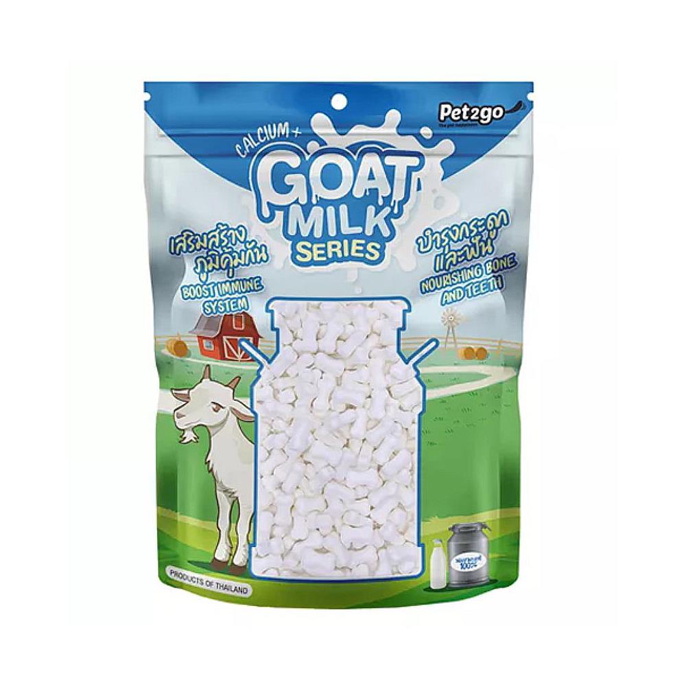 ขนมสุนัข PET2GO นมแพะอัดเม็ด 500 ก.