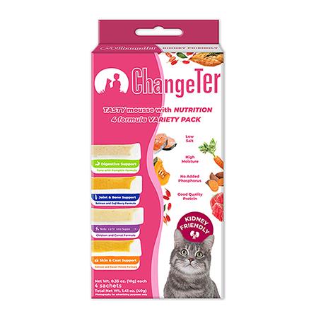 ขนมแมวเลีย CHANGETER VARIETY PACK แพ็ก 4 ชิ้น_0