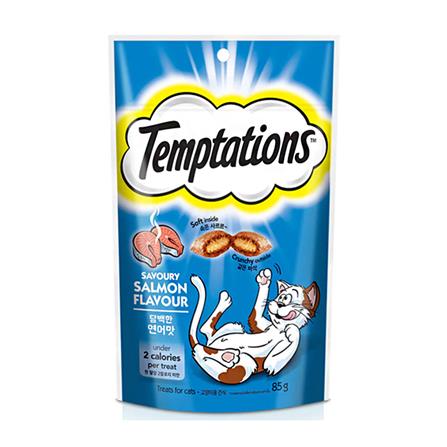 ขนมแมว TEMPTATIONS SAVOURY SALMON 85 ก.