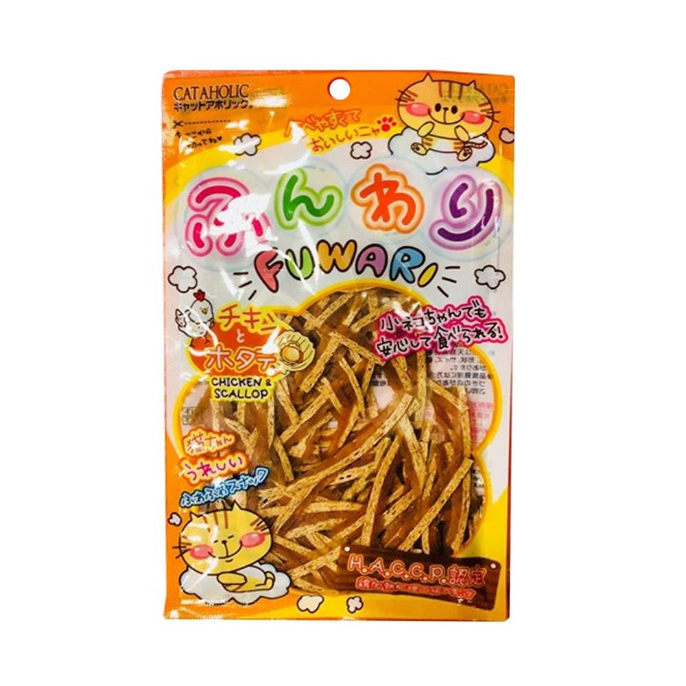 ขนมแมว Cataholic รสไก่และหอยเชลล์ 30 กรัม