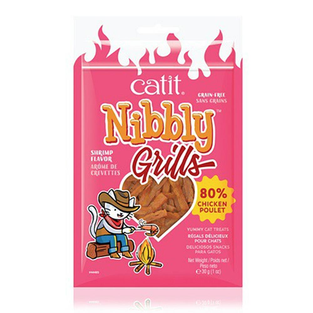 ขนมแมว CATIT NIBBLY GRILLS รสกุ้ง 30 ก.