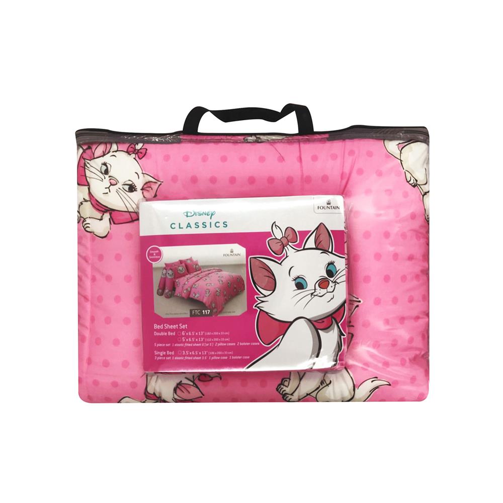 ชุดผ้าปูที่นอน 6 ฟุต 6 ชิ้น FOUNTAIN MARIE 70209-FTC117