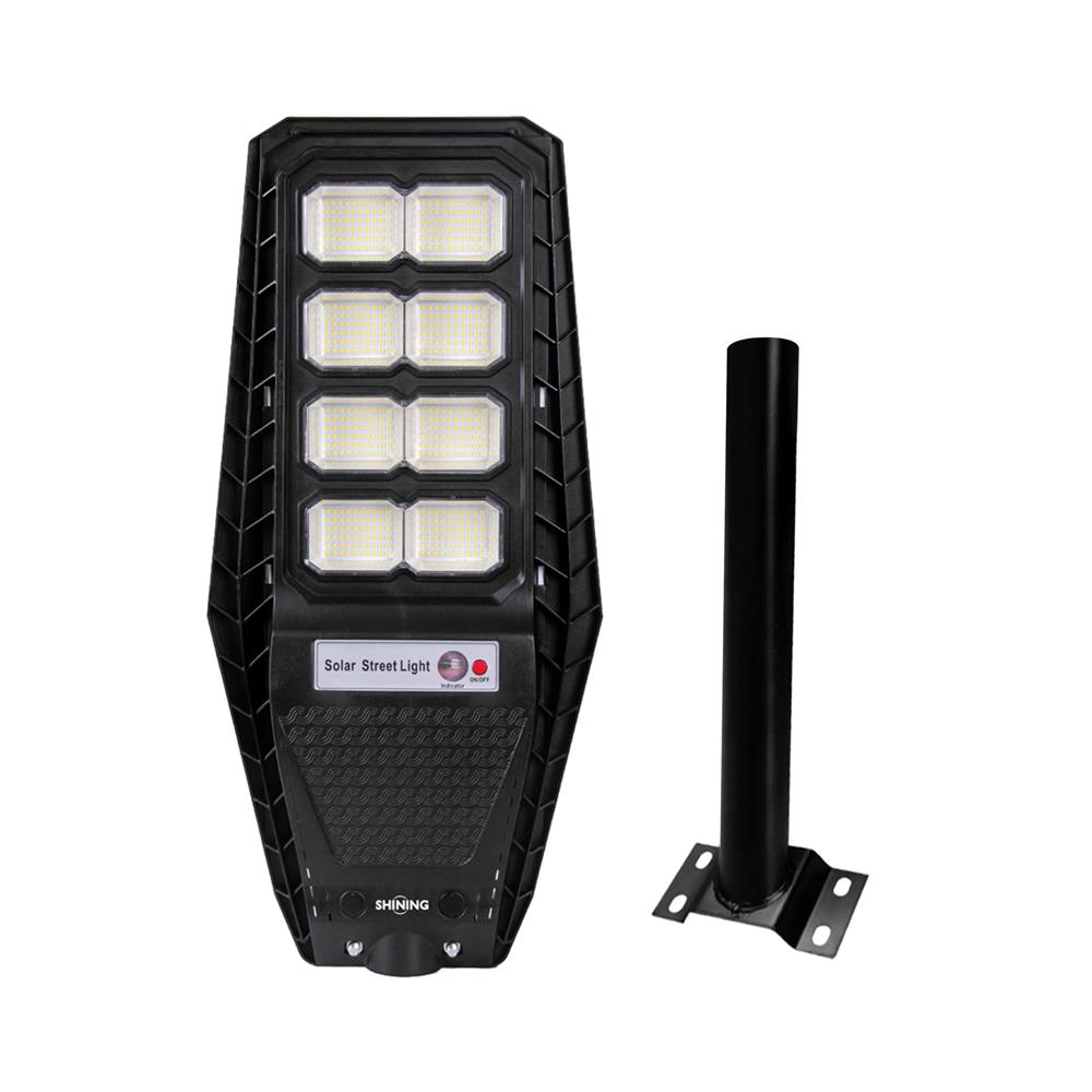 ไฟถนน SOLAR SHINING S-ST20065F-2SL 200 วัตต์ DAYLIGHT สีดำ