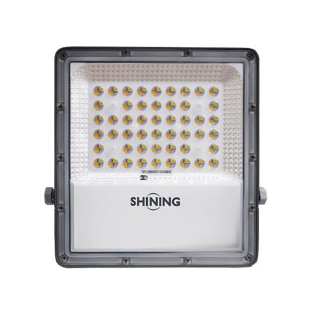 ไฟสปอตไลท์ SOLAR SHINING S-FD050009-1SL 50 วัตต์ เดย์ไลท์/คูลไวท์/วอร์มไวท์ สีเทา_1